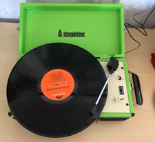 Steepletone green suitcase for sale  STUDLEY