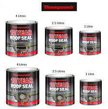 Thompson Roof Seal 10 Year Weather Proof Protection Rubber Leak Repair Paint for sale  Shipping to South Africa