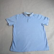 Camisa polo masculina Nordstrom loja tamanho grande azul manga curta golfe casual preppy comprar usado  Enviando para Brazil