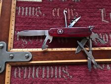 couteau navette VICTORINOX OFFICIER 9 piece ancien antique knife coltello messer d'occasion  Paris X