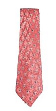 Gravata BILL BLASS 100% seda padrão vermelho 60" feita nos EUA de tecido importado comprar usado  Enviando para Brazil