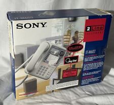 Sony (IT-M602) 2 líneas teléfono fijo hogar/oficina [NUEVO + CAJA] COMPLETO segunda mano  Embacar hacia Argentina