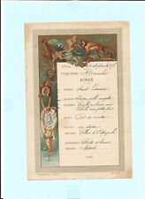 1897 ancien menu d'occasion  Prats-de-Mollo-la-Preste