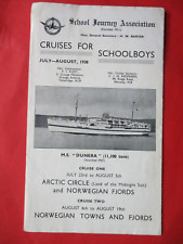 Cruises schoolboys 1938 for sale  EXETER