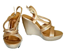 Metallic gold aldo for sale  Owings