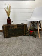 Wooden ammo chest for sale  Shipping to Ireland