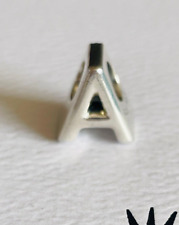 Pandora litera "A" Odwracalny charm alfabetyczny - 797455 ALE S925 srebro szterlingowe, używany na sprzedaż  Wysyłka do Poland