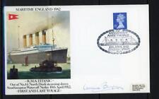 Usado, Capa GB 1982 70º Aniversário Titanic Maiden Voyage artista assinada comprar usado  Enviando para Brazil