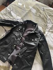 Faux leather black for sale  SOMERTON