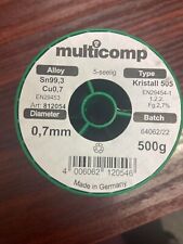 Multicomp solder sn99 for sale  GREAT YARMOUTH