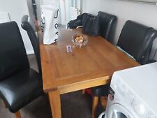 oak dining set for sale  DUKINFIELD