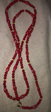 Red glass beads for sale  ST. NEOTS