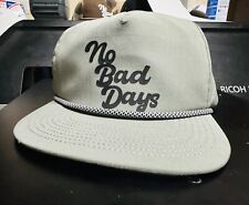 No bad days"" xl - Negro sobre gris Hydro Sombrero para hombre Gorra a presión - GG - Nuevo 2023 segunda mano  Embacar hacia Argentina