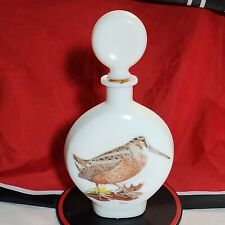 Vintage Glass Whiskey Decanter "FIELD BIRDS" Edition No. 8 - Woodcock 1969 Cork for sale  Shipping to South Africa