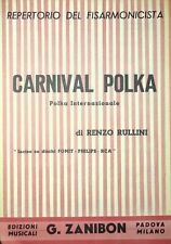 Spartito carnival polka usato  Biella