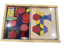 Blocos e tábuas de madeira ClassicToy 120 formas 10 padrões Melissa&Doug#29 comprar usado  Enviando para Brazil