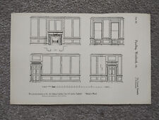 Woodwork at 26 Hatton Garden, London "Skinner's Ward" - Antique Print - 1907 for sale  Shipping to South Africa