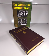 2008 ""The Quintessential Sherlock Holmes"" Richard L. Boyer, Alexander Books" segunda mano  Embacar hacia Argentina