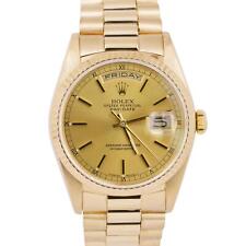 Relógio Rolex Day-Date President CHAMPAGNE 36mm ouro amarelo 18K perfeito estado 1988 18238 comprar usado  Enviando para Brazil