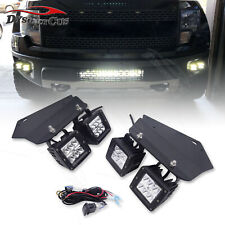Fit 2010-2011 2012 2013 2014 Ford F-150 Raptor -4*24W LED Pod Light Fog Lamp Kit for sale  Shipping to South Africa