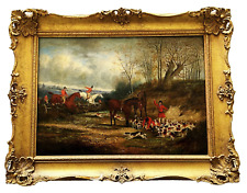 fox hunting painting for sale  BURY ST. EDMUNDS