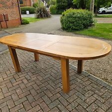 solid oak oval dining table for sale  READING