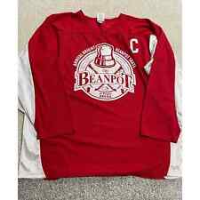 Kit atlético de jersey masculino tamanho G Boston anual brilhante camisa de skate vermelha branca comprar usado  Enviando para Brazil