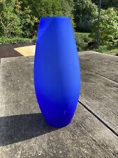 Blumenvase blau glas gebraucht kaufen  Potsdam