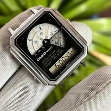 Usado, Reloj de cuarzo vintage Casio AQ-440 Jumphour Dual Time cronógrafo-alarma hecho en Japón para hombre segunda mano  Embacar hacia Argentina