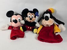 Mickey Mouse Goofy Glove Puppet Soft Toy Plush Vintage Collection Walt Disney for sale  Shipping to South Africa