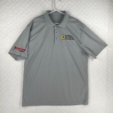 Camisa polo masculina de golfe Ferrari Challenge San Diego Dealer manga curta GG cinza EUA comprar usado  Enviando para Brazil