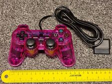 WIRED CONTROLLER for SONY PLAYSTATION 2 PS2 Clear Pink Game Pad Analog BRAND NEW for sale  Shipping to South Africa