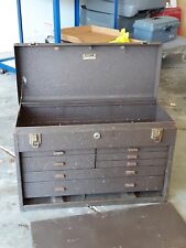 Vintage Kennedy Kits Style 520 Steel Professional Machinist 7 Drawer Toolbox USA for sale  Shipping to South Africa