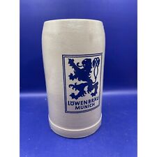 Lowenbrau Munich Pottery Stoneware Beer Mug Stein Germany Man Cave Drinkware VTG for sale  Shipping to South Africa