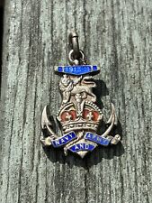 silver enamel fob for sale  STAINES-UPON-THAMES