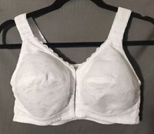 38C Wirefree Instant Shaping Front Closure Posture Bra Back Support White Lace , used for sale  Shipping to South Africa