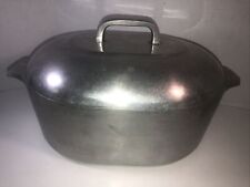Vtg Magnalite Roaster 4265 Dutch Oven Sidney O Wagner Ware with Lid & Trivet for sale  Shipping to South Africa