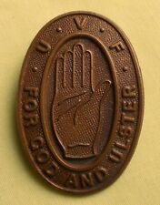 Brass ulster volunteer for sale  DUNSTABLE