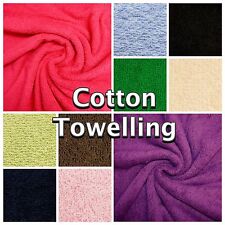 Cotton terry towelling for sale  COLCHESTER