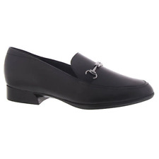 Munro Harrison II Black Leather Loafer, Narrow 9.5N for sale  Shipping to South Africa