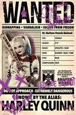 2021 The Suicide Squad Harley Quinn Wanted Poster Margot Robbie DC Comics 🦇 segunda mano  Embacar hacia Argentina