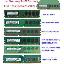 LOTE Samsung 8GB 4GB 2GB 1GB 2RX8 DDR4/DDR3/DDR2 Desktop Memória RAM 288/240PIN GS comprar usado  Enviando para Brazil