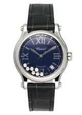 Usado, Caixa de relógio Chopard Happy Sport 278559-3008 mostrador azul feminino papéis comprar usado  Enviando para Brazil