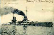 KL066  SMS FRIEDRICH DER GROSSE Linienschiff Kaiserliche Marine FP WHV 8.10.1914, gebraucht gebraucht kaufen  Windhagen