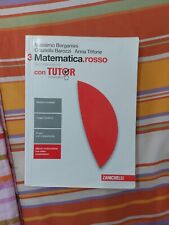 Libro matematica.rosso bergami usato  Cagliari