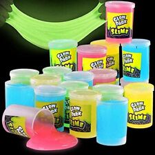 Kicko Glow in the Dark Slime 24 Pack Assorted Neon Colors Birthday Non Toxic for sale  Shipping to South Africa