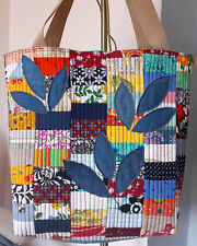 torba na ramię patchwork dżins upcykling recykling vintage denim hand made  na sprzedaż  PL