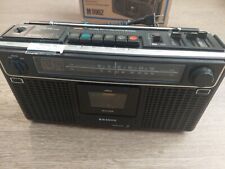 Radio casete estéreo AM/FM Sanyo M 9902 de colección boombox probado con caja segunda mano  Embacar hacia Argentina