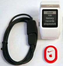 Usado, Reloj deportivo Nike+ Plus sensor de pie pod GPS BLANCO/Plateado TomTom fitness runner -C segunda mano  Embacar hacia Mexico