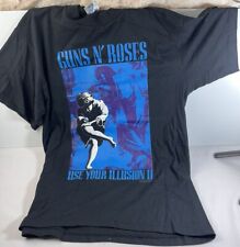 Usado, Camiseta Preta Guns N' Roses Vintage Brockum Use Your Illusion II Tour 1991 comprar usado  Enviando para Brazil